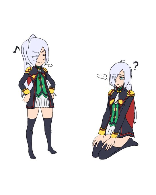 性癖混ぜ混ぜすると左側みたいなキャラになったりするんですよね
右が元となったセシア・アウェア・セストというキャラクターです 