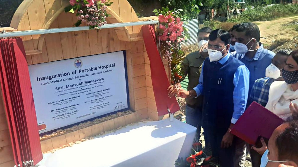 Shri <a href="/mansukhmandviya/">Dr Mansukh Mandaviya</a>, Honorable Union Minister of Health and Family Welfare, Govt of India lauded the efforts of AIF &amp; <a href="/Mastercard/">Mastercard</a> in strengthening health facilities in #Baramulla. We are grateful to <a href="/PrinSciAdvOff/">Office of Principal Scientific Adviser to the GoI</a> for their guidance. <a href="/OfficeOf_MM/">Office of Dr Mansukh Mandaviya</a> <a href="/PictureTime4/">PictureTime</a> <a href="/sushilsays/">sushil chaudhary</a>