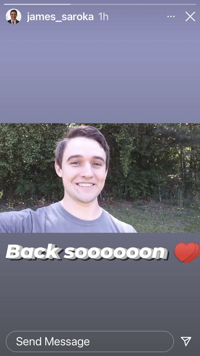 Stewybagodonuts's tweet photo. #jamessaroka #breakingnews he or someone hacked/posted on his older IG account and a story post. Jail roster lists court date and no release date. Cant access court records page currently. https://t.co/qacYOazK1H