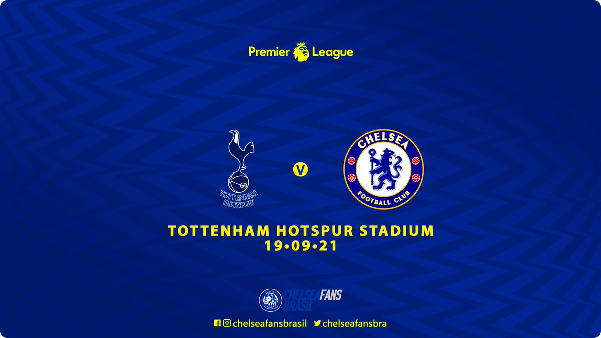 𝗣𝗥𝗘́𝗩𝗜𝗔 𝗡𝗢 𝗔𝗥! Neste domingo tem Tottenham x Chelsea pela 5ª rodada da Premier League e todas as informações estão na nossa prévia! 🔹 Informações das equipes 🔹 Lesões e desfalques 🔹 Prováveis escalações 🔹 Horário e transmissão ➡ chelseafcbrasil.com/2021/09/18/tot…