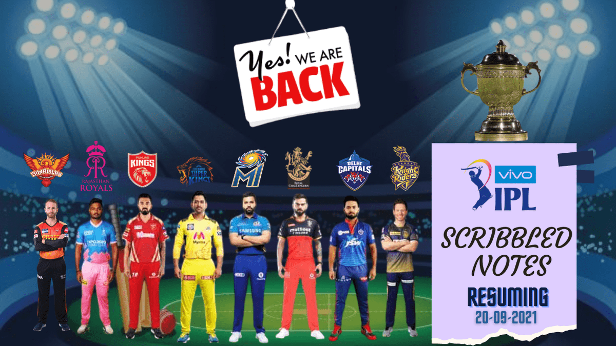 midhunmenonp's tweet photo. Scribbled Notes series is back on MST, but with a disclaimer that this time I am bound to miss few matches due to my other work commitments.
Anyways, will try my best not to!
#scribblednotes #IPL2021 #IPL
@AMP86793444 @ovshake42 @RandomCricketP1 https://t.co/MkYTYDt9jh