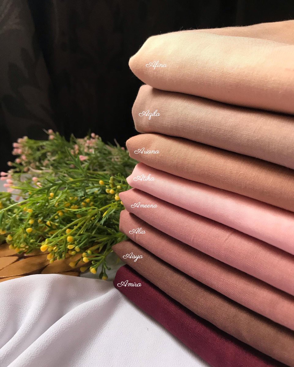 TudungBee's tweet photo. Dengar cerita ramai yg tengah cari bawal cotton curve tapi nk yg bidang 45? Betul ke?

Ehem tudungBee dah masukkan stock bawal cotton ni. Warna semua cantik2 sesuai nak mix &amp; match tau!

Nah link siap2 untuk awak membeli. Ye awaklah😋

https://t.co/mjOWhfeVK5 https://t.co/qHkRuHjOci