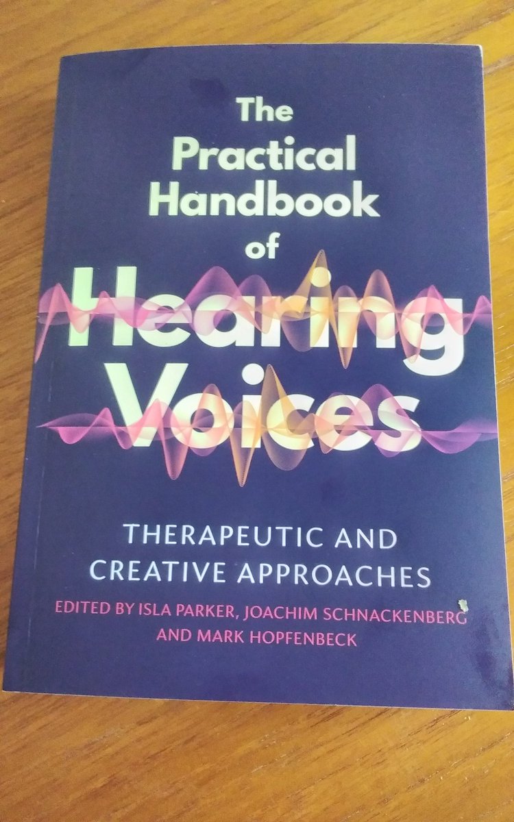 Great book... the practical handbook of #hearingvoices is now out..