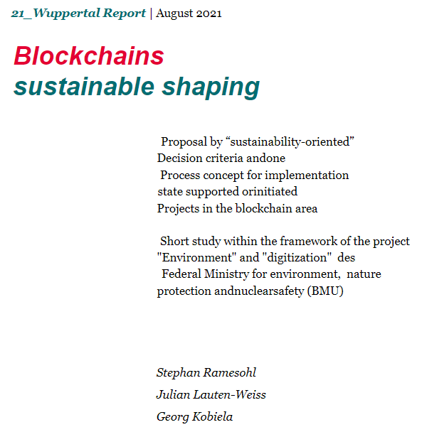 eisenreich's tweet photo. VeChain x Wuppertal Report π©πͺ
In a recent report, My Story was highlighted as a practical example of tracking and transparency in supply chains. π
#CertifiedByDNV βοΈ #RunsOnVeChain βοΈ
Full Pdf (German) π
https://t.co/2e5NlZZYIg
#VeChain $VET #VeFam #Sustainability #VeSearch https://t.co/0boWEAWO2H