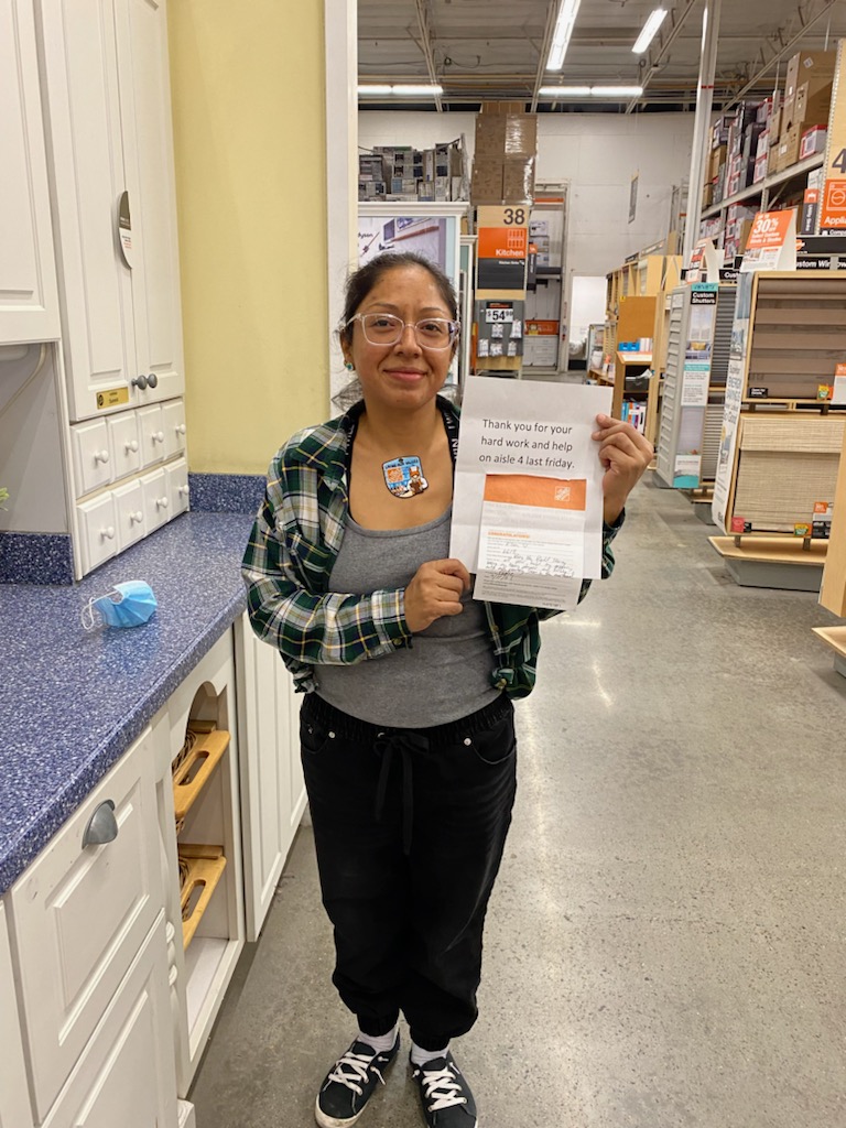 eddiejackson84's tweet photo. Gave out some recognizion last night. Thank you Jose for killing it on the unload team and Elsa for being a team player and packing down the cleaning aisle. #unstoppablemerced @kacy_lelievre @Juan_Franco9 @fernando102515 @MattEberhardHD @angel_c6618 @MCortezTHD327 https://t.co/0frPXQS1Xs