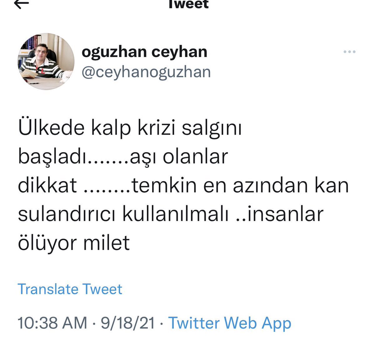 Gerçekleri söylüyorum. Son zamanlarda aşıya bağlı kalp krizinde değil yanlış kan sulandırıcı kullanımı yüzünden mide kanaması geçirenlerin oranında artış var. Kan sulandırıcılar çerez değildir.

Temkinli olmak istiyorsanız aşınızı olun.
