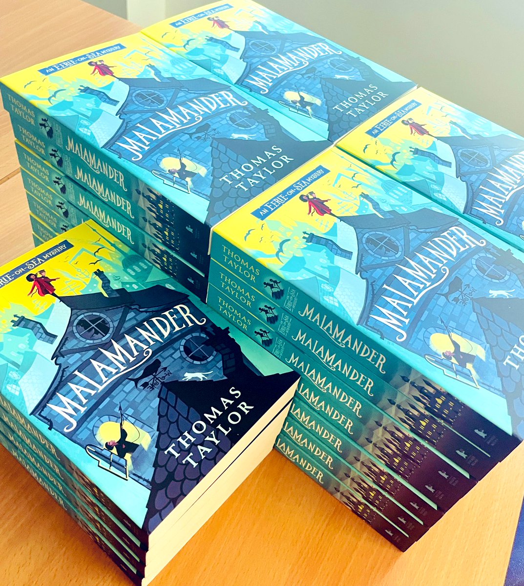 Had an exciting delivery this week: our latest class novel, #Malamander! 

I think this book has, quite possibly, one of the best opening chapters to get a bunch of children immediately hooked! My Year 6 are already desperate to read more so, for this, I thank you <a href="/ThomasHTaylor/">Thomas Taylor</a>!
