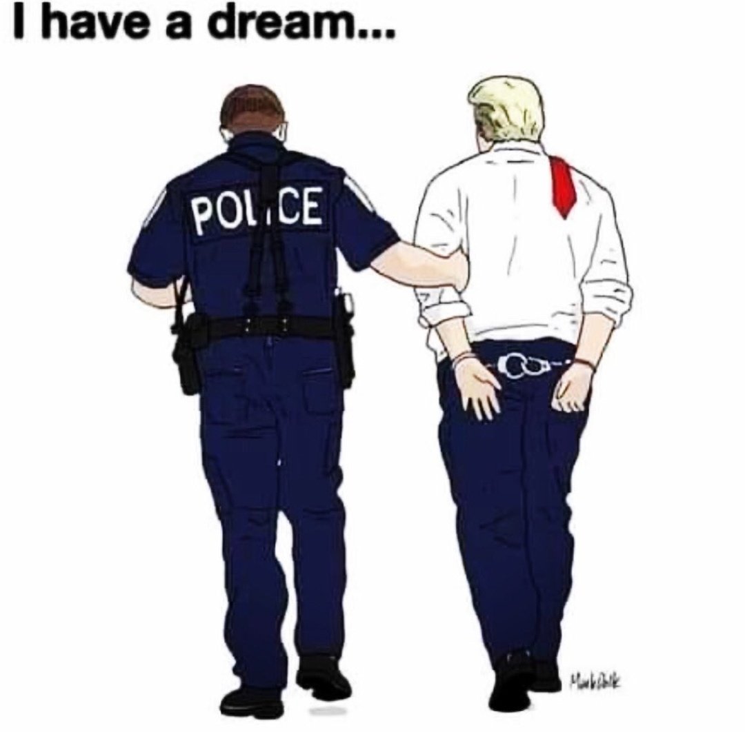 BonnieSalm's tweet photo. @ReportsDaNews I have a dream. #JusticeforJ6 #LockThemUp https://t.co/R0uDnW55Ys