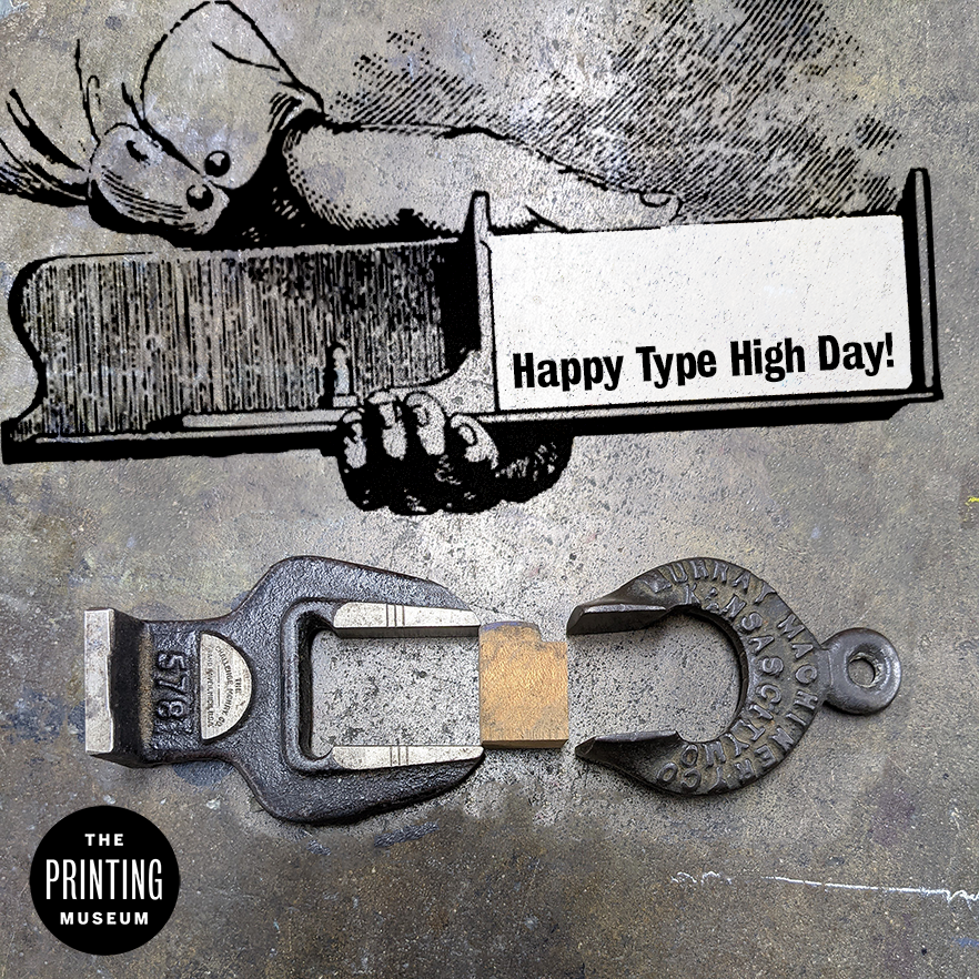 PrintingMuseum's tweet photo. Happy Letterpress Appreciation Day! 9/18 was chosen to celebrate this day because the standard height of wood and metal type is 0.918 inches. It's also known as Type High Day. #typehigh #typehighday #letterpress #letterpressappreciationday #type #typegauge #printing https://t.co/y3cCEgBFzk