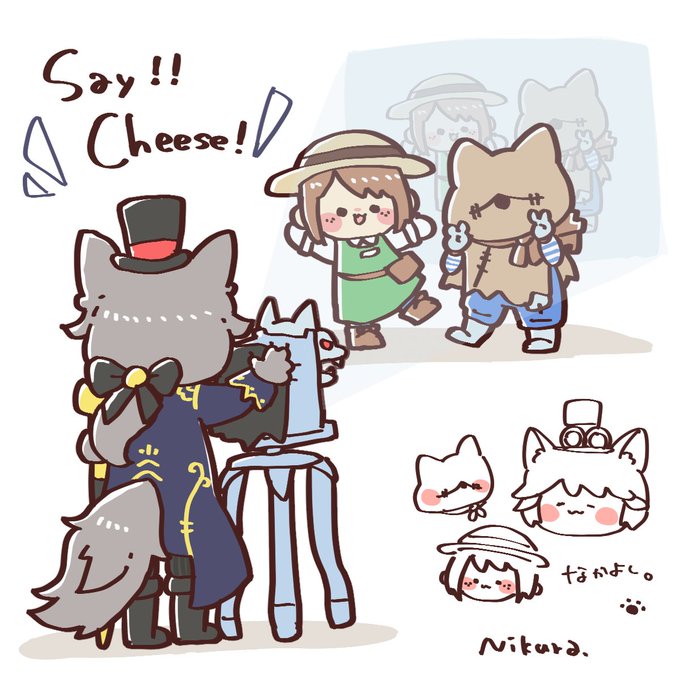 #イラストを4枚貼ると秋風に乗って絵柄を好いてくれる人の元へ届くらしい
今日お絵描き出来なかったから!可愛い子たちのせて便乗🥳 