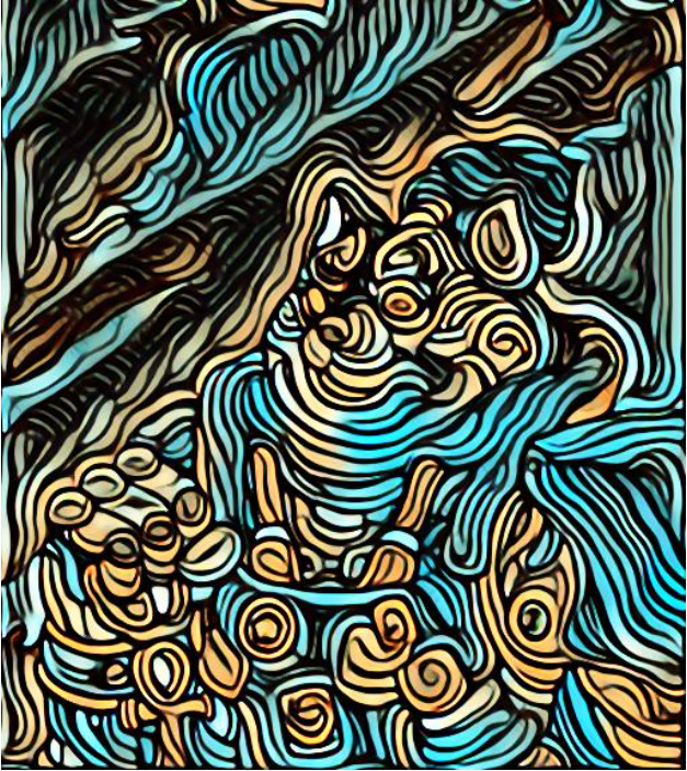 cryptoMoonerJ's tweet photo. It is abstract and it is not..

The idea behind this abstract art is to show case the multi-faceted sides of my cosmic-inu.. Good on the arty farty environment and powerful in the game.

#derivative-inu #SUPERSHIPER #ALPHA100 #SIPHERIAN @SIPHERxyz @spectreign https://t.co/nFz1S0ecJL