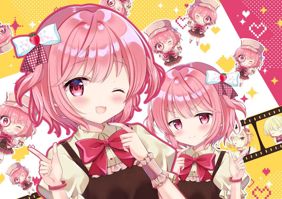 苺咲べりぃ様(@MaisakiBerry)のMV「シル・ヴ・プレジデント」のイラストを描かせていただきました✨
可愛い差分がたくさんあります🥳
ぜひご視聴ください!どうぞよろしくお願いいたします〜!! 