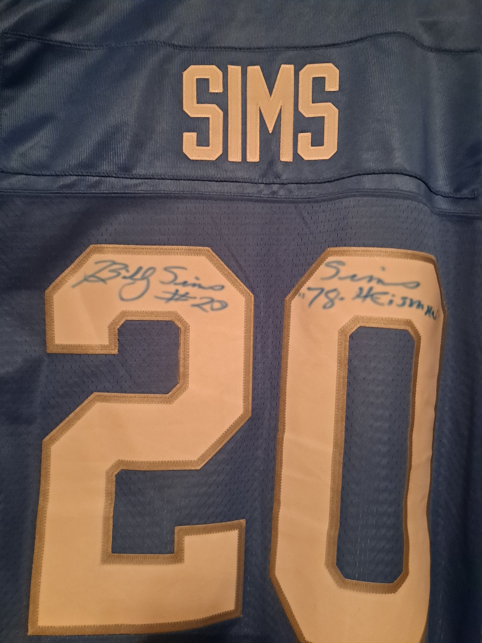 Happy Birthday Billy Sims     