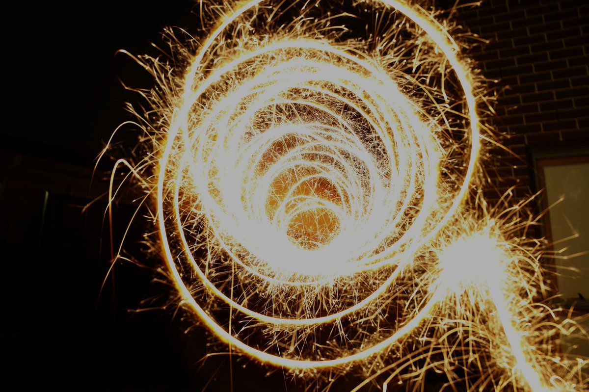 Six0nineP's tweet photo. @FlakPhoto @DavidRFlower I tried so@e light painting last night with sparklers and then I done a few shots of my car and played around with affinity and put a few shots together. It’s not the best as I done it I. Driveway but had a go https://t.co/aWdrvvq8Wi