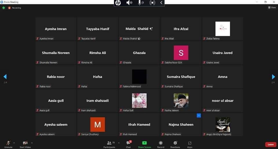MinhajSisMWL's tweet image. #ContentWritingWorkshop: Day 2

Mrs.Iqra Jami (former president MSM) delivered her lecture for the Day-2 of &apos;Content Writing Workshop&apos; on the topic of &quot;Precise writing&quot;.She motivated the participants to write but after proper case study and research.