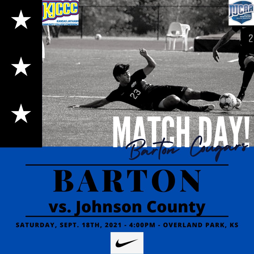 CONFERENCE MATCH DAY!
🆚: Johnson County (RV)
🕑: 4:00pm
📍: Overland Park, KS
💻: m.youtube.com/user/JCCCAthle…

#FAMILY