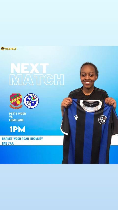 longlanejfc's tweet photo. 🔵⚫️On Sunday our women’s team look to carry on from last weekends impressive performance. A couple of changes to the team this weekend as we prepare to face Petts Wood Ladies. #upthelane🟦⬛️ #secwfl #se3 #lljfc https://t.co/eTw9oiJdAG