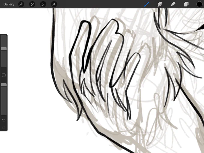 Hand and hair ✨
#WIP 