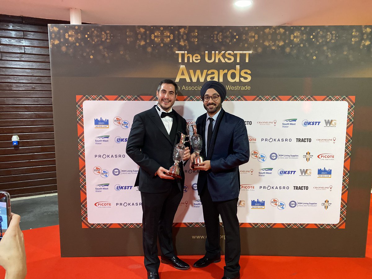 🏆🏆 2021 Winners! Best Application of Digital Technology &amp; Most Innovative product. Over 3 years of hard work and dedication has culminated into these awards. The entire team at Headlight are humbled and thrilled to have received such a recognition. #trenchless #tech #innovation