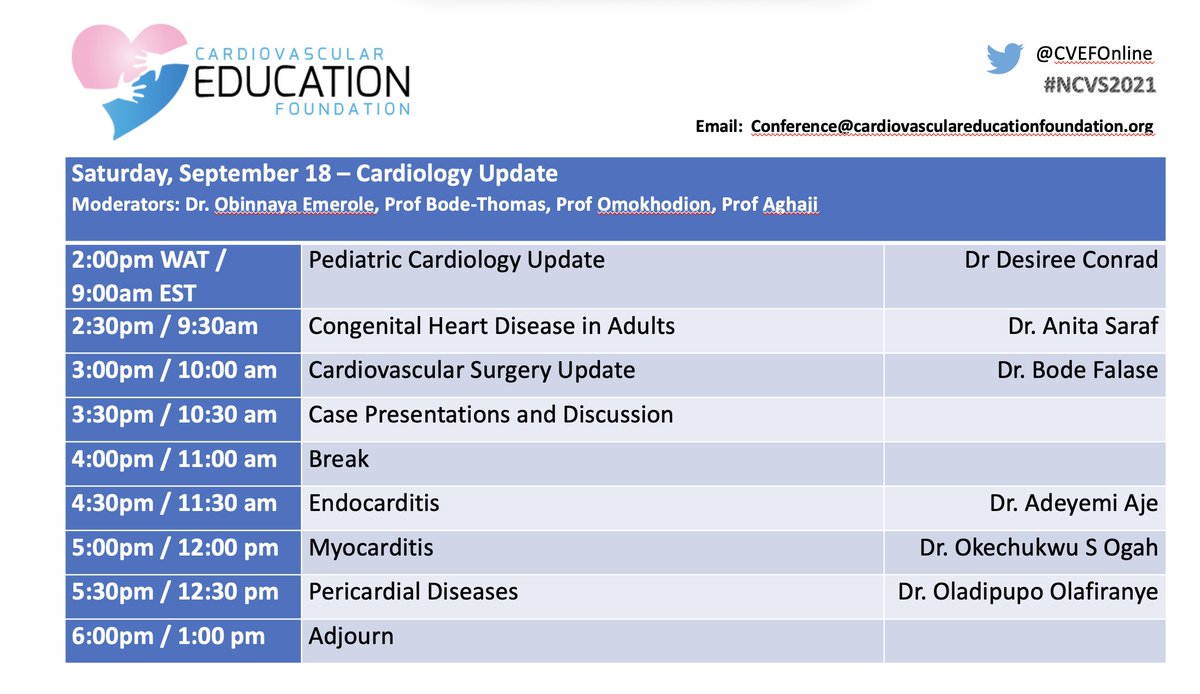 Day 5 of #NCVS21. It is not too late to register bit.ly/3n1taRv.  Join us today.