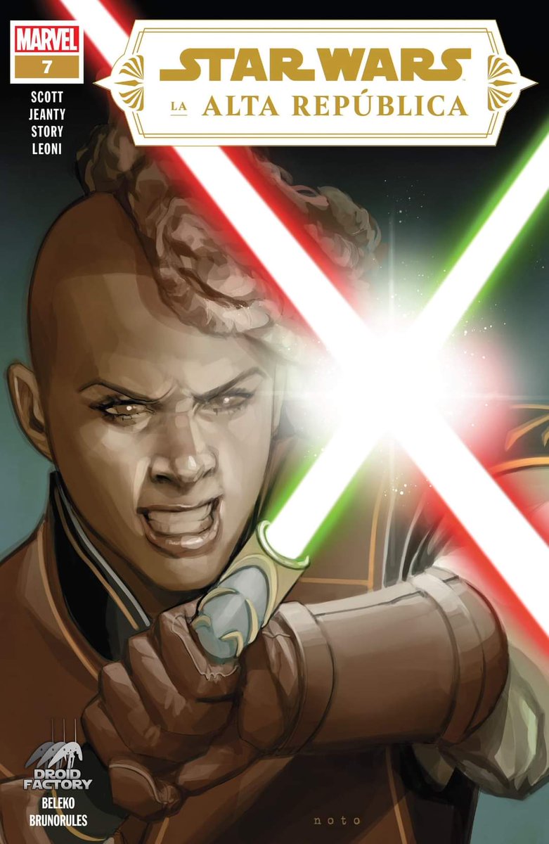 Droid_Factory_'s tweet photo. STAR WARS: LA ALTA REPÚBLICA #7
EL CORAZÓN DE LOS DRENGIR, capítulo 2: DE SITH Y SOMBRAS

Los drengir se extienden por la galaxia, y la joven Jedi Keeve Trennis podría ser la clave para cortar su amenaza de raíz... si es que puede superar la oscuridad.

https://t.co/7rQ4fuV6cS https://t.co/e4a5NA2YR6