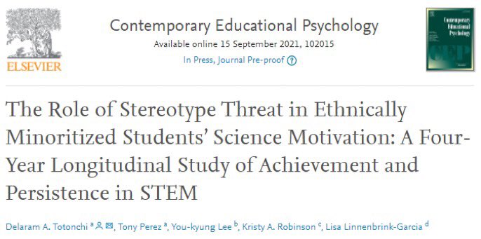 Congrats to MilLab alum <a href="/DelaTotonchi/">Delaram A. Totonchi</a> on the new lead author pub, available online first in CEP! 
<a href="/MILESLab/">MILES Lab</a> 
<a href="/krisarob/">Dr. Kristy A. Robinson</a>