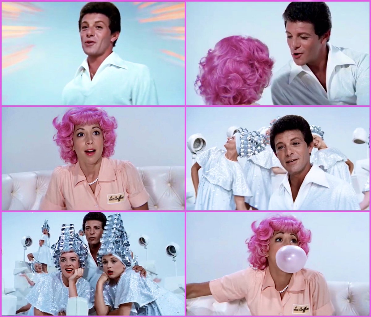Happy Birthday to 🇺🇸American actor and singer #FrankieAvalon #BOTD in #Philadelphia #Pennsylvania, seen here as Teen Idol performing “Beauty School Dropout” with co-stars #DidiConn #StockardChanning & #DinahManoff in the musical romantic comedy “GREASE” (1978) dir.Randal Kleiser