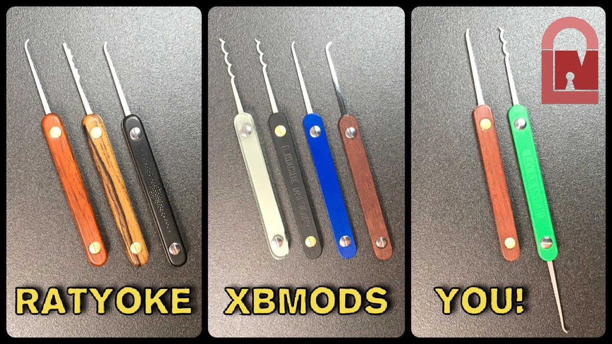Gorgeous Custom <a href="/ZiehFix/">A. Wendt GmbH</a> Lock Pick Handles From <a href="/ratyoke/">Ratyoke Lock Picks</a>, <a href="/xbmods/">xbmods</a> and You? youtu.be/wJXXRsuiyDk #lockpicking