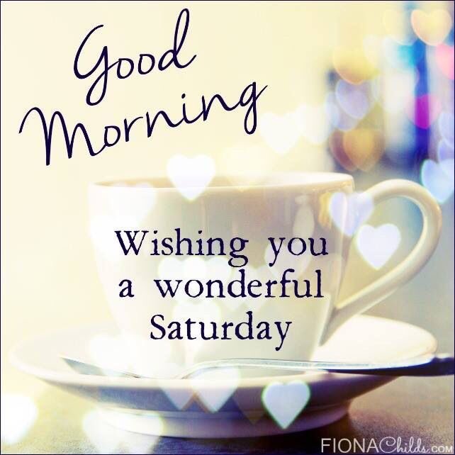 Good morning! #HappySaturday