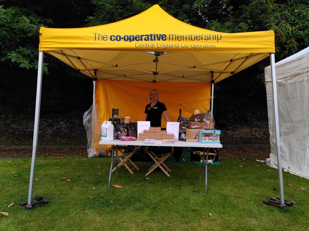 All set up at Hemlock Music Festival, helping colleagues from Hickings Lane Kerry &amp; Naz to promote the store as part of the community@mycoopfood