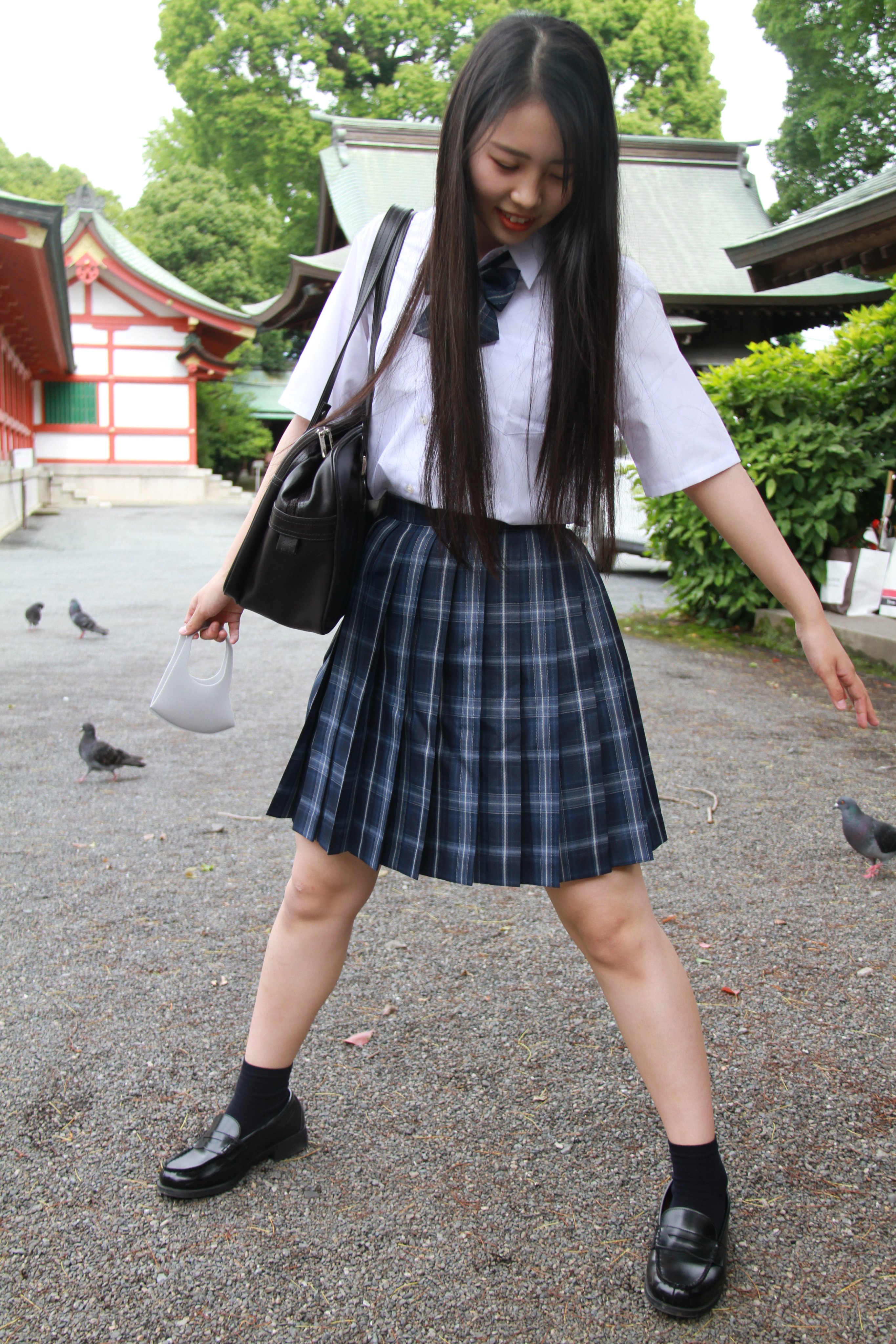 制服街撮り画像　JK制服  