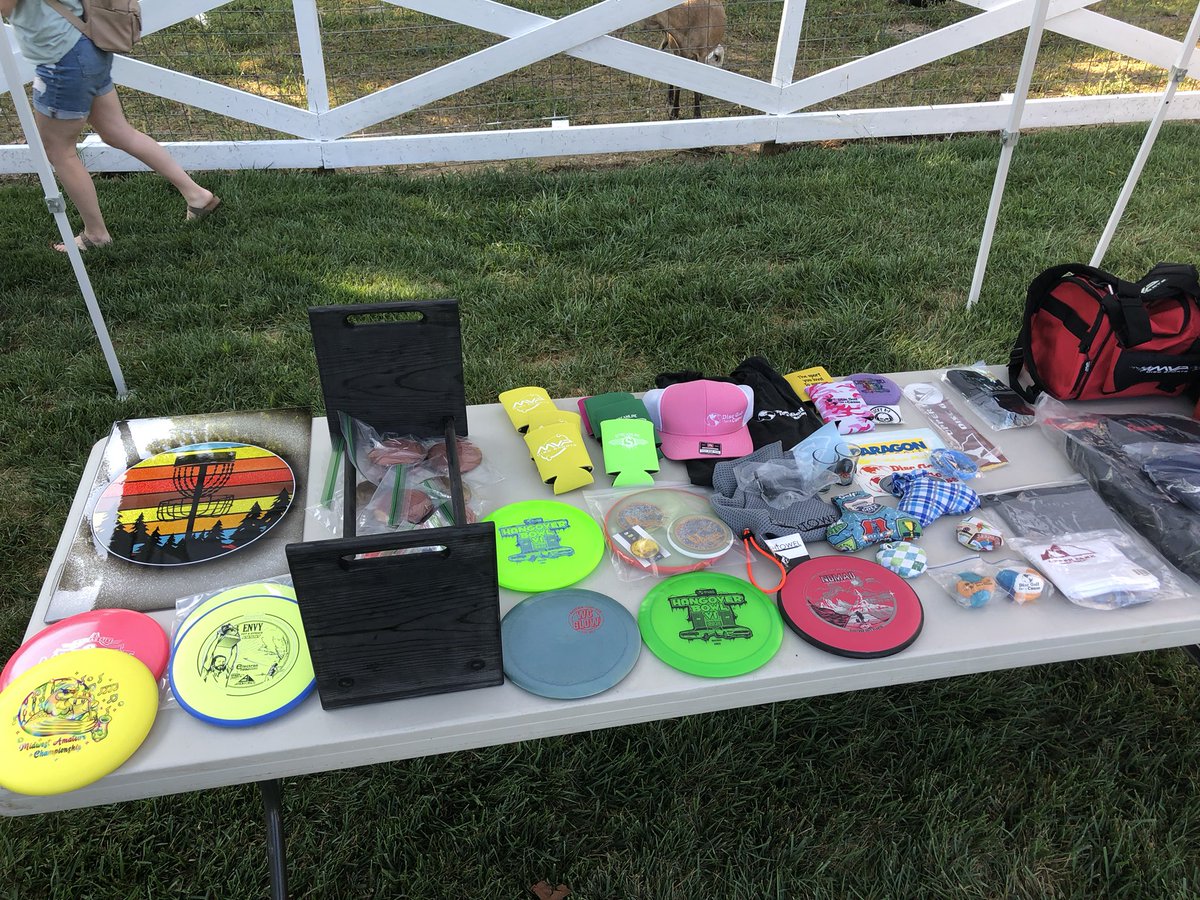 DrummForKids's tweet photo. Registration is open and the players are getting some throws in. The Totes Magoats disc golf tournament will kick-off soon here at our campus. https://t.co/2Qvd6FCOHd