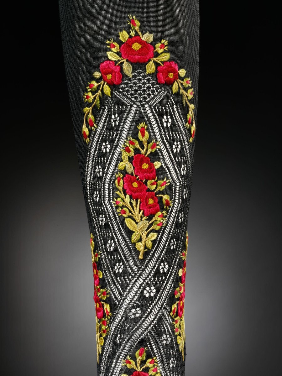 Pair of stockings, 1900. Victoria &amp; Albert Museum.