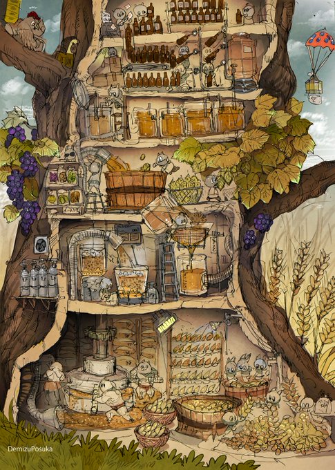 「barrel tree」 illustration images(Latest)