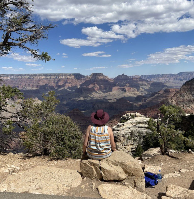 NancyDickens5's tweet photo. Saying goodbye, for now, to the Grand Canyon. What an amazing and beautiful place. I found so much peace thereβ€οΈ@bdickens13 @natedickens07 @kateadams__ @GrandCanyonNPS @GrandCanyonEdu #mule #muleride #Arizona https://t.co/eZeLmthR7v