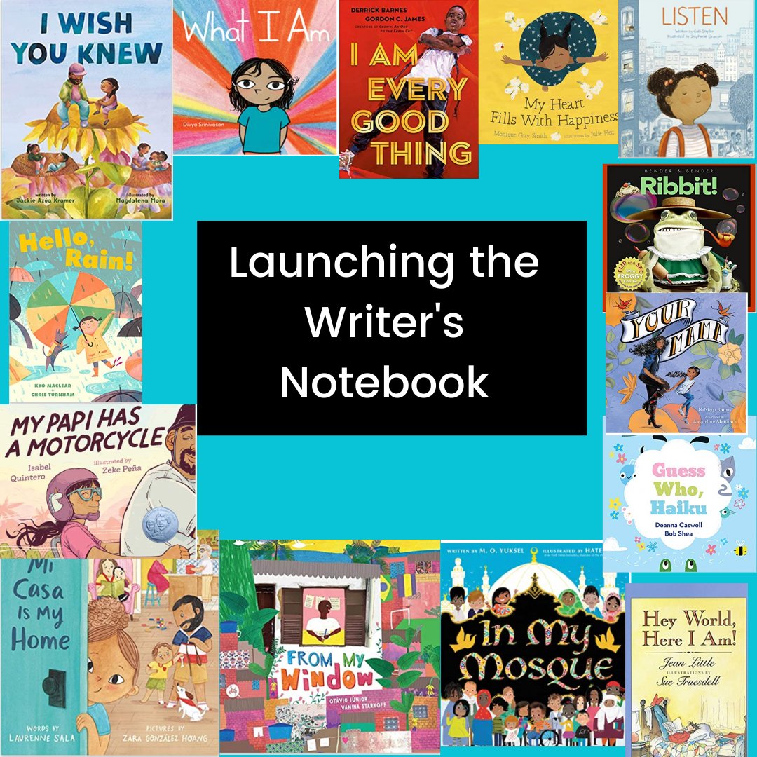 frankisibberson's tweet image. This week’s Text Set—Launching the Writer’s Notebook wordpress.com/post/ayearofre… #TextSets #kidlit #BuildYourStack