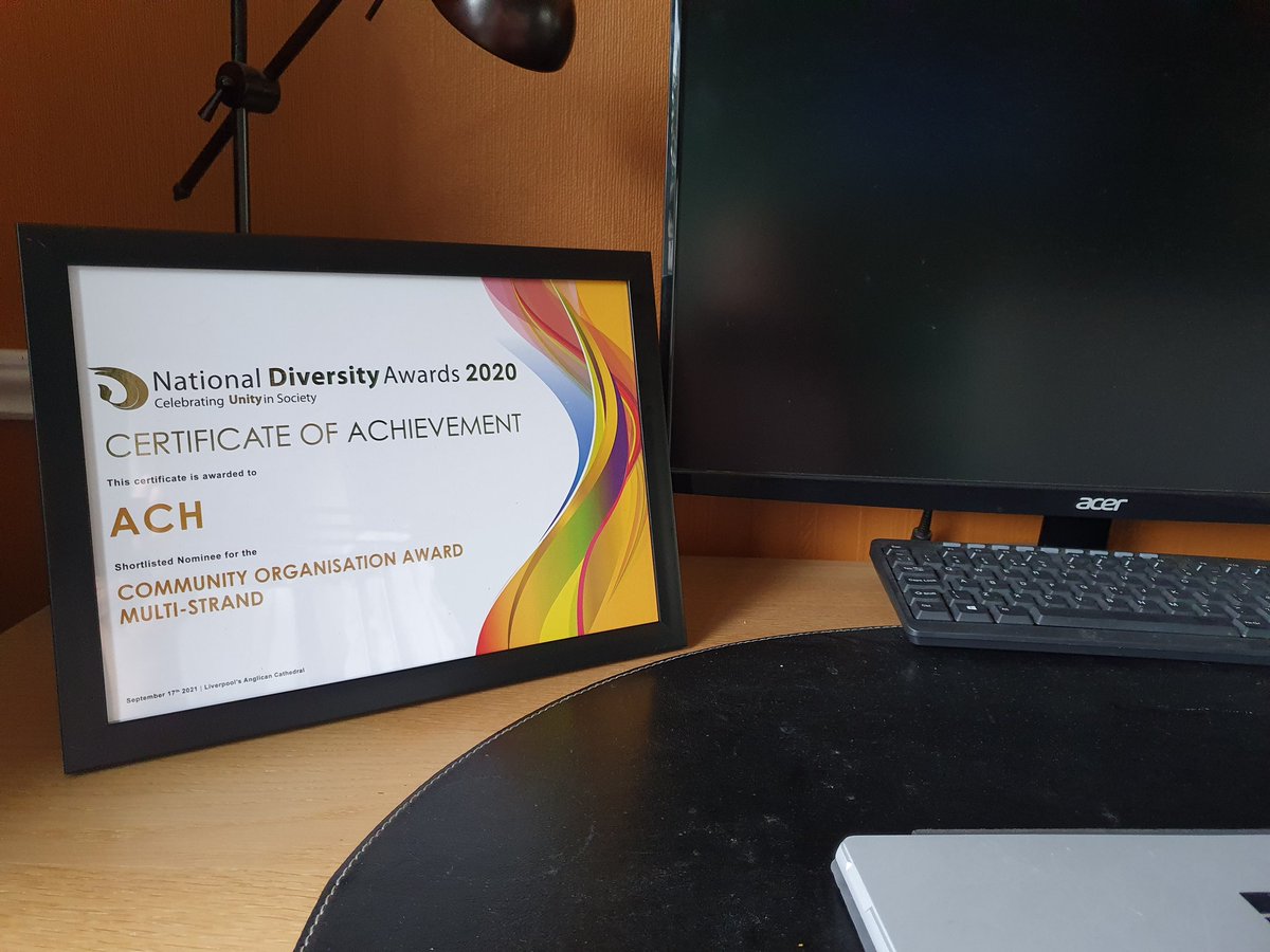 Back home and the certificate looks good on my desk #NDA2020 <a href="/ACHintegrates/">ACH 🧡</a> #rethinkingrefugee