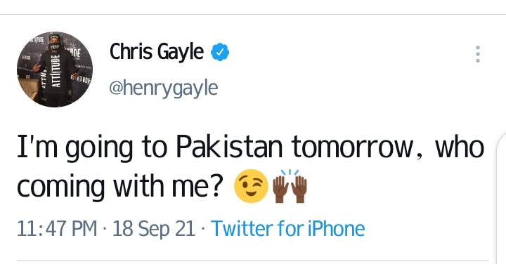 Chris Gayle You are fab ❤
Universal Boss For a Reason ❤
 
#WelcomeGayle