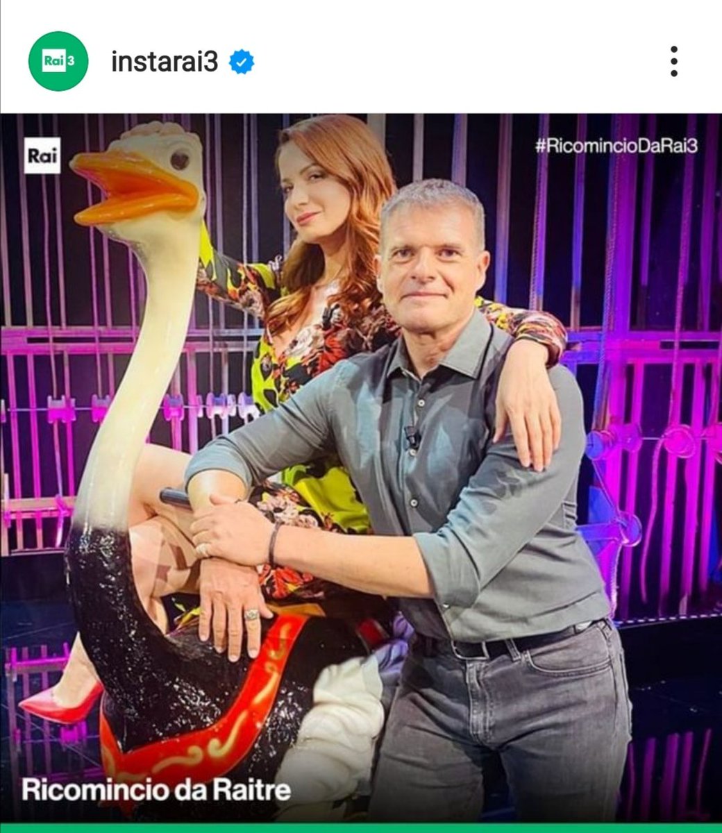 ... e sabato sera sia 🙂
#RicomincioDaRai3 su <a href="/RaiTre/">Rai3</a> <a href="/andreadelogu/">Andrea Delogu</a> <a href="/stefanomassini/">Stefano Massini</a> #PaoloJannacci