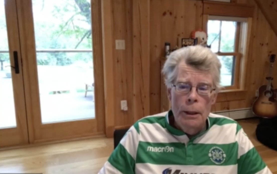 BloodyScotland's tweet image. We love @StephenKing&apos;s Buckie Thistle FC @BuckieThistle kit 😍⚽️ #BloodyScotland