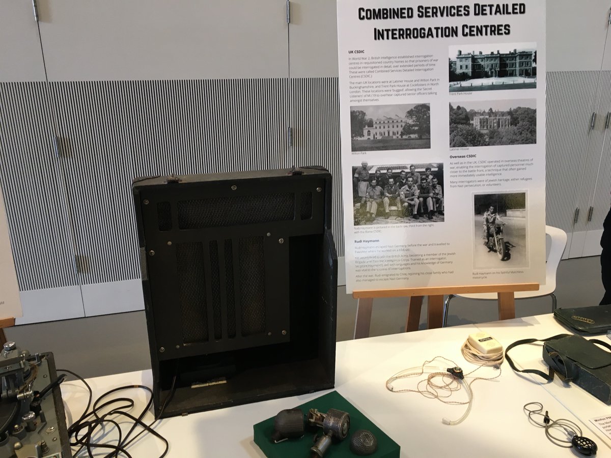 DrHelenFry's tweet photo. Great to have helped & supported @mi_intel on #TheWallsHaveEars #SecretListeners #CSDIC and bugging the Nazis in WWII. History revealed.... @MDS347 @robinlustig @FICMuseum @ChelseaHistFest https://t.co/AEDcFkX4MD