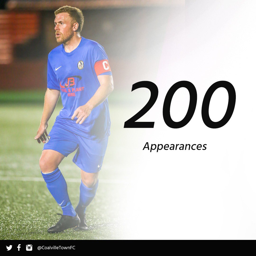 CoalvilleTownFC's tweet photo. Club captain @towers_stephen makes his 200th appearance for the club, great achievement 👏 https://t.co/z0lk0XGMFo