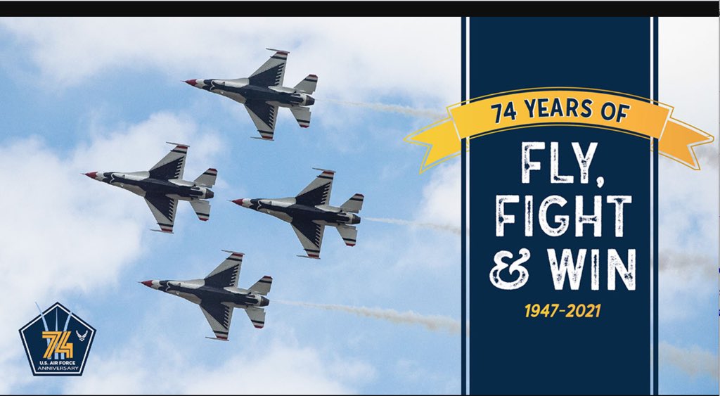 Happy 74th Anniversary to the United States Air Force!

#FlyFightWin