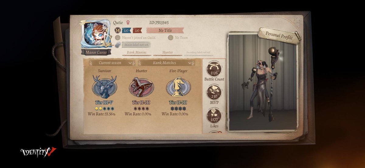 I'm playing Identity V. Fancy a game?