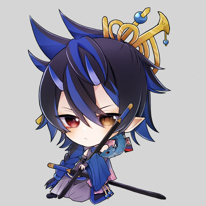 オッドアイのtwitterイラスト検索結果