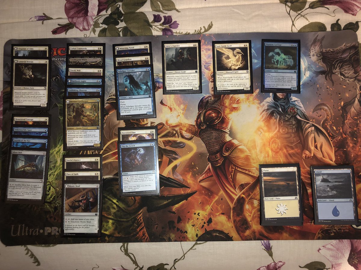 DonavanColin's tweet photo. After a whole year of not being able to go to in store events, I was able to get 3rd place at my MID Pre-release! Thank you @TolarianCollege for you vids on limited. I got there with this list. Also thanks to all other MtG content creators! Y’all rock! https://t.co/pQxNIX15Mb
