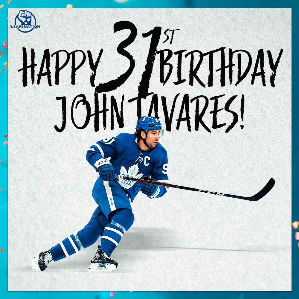 Happy 31st Birthday to John Tavares! 