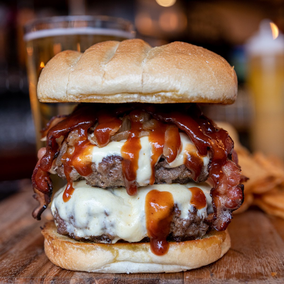 National Cheeseburger Day calls for a DOUBLE stack with our Jumbo burger. Tag a friend who can handle this beast!