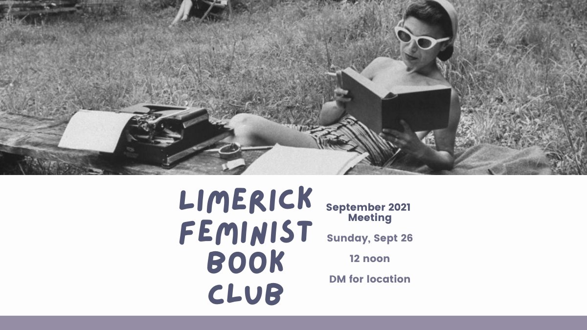 There's still time to join our next meeting on September 26th! Our book is Boys Don't Cry by Fiona Scarlett, and we're currently finalising our location, but we'll meet in Limerick City. Any questions? DM us for more information! We're looking forward to chatting books with you!