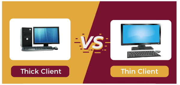 nehamail1105's tweet image. Difference between thin client and thick client
bit.ly/2XD9DfV
 The basic difference between both terms is that the thin client uses a remote computer for processing an application. 
#Whatisclient      #thinclient     #thickclient